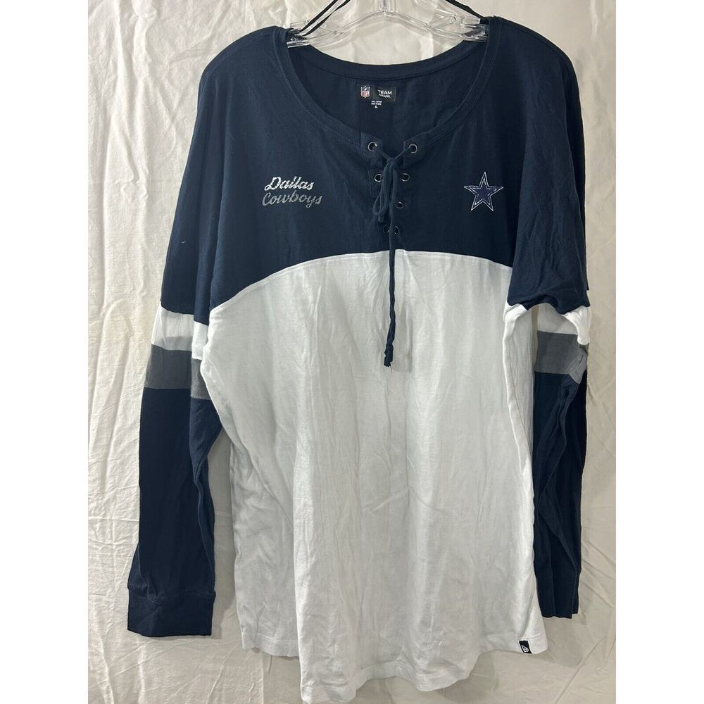 New Era Navy and White Short Sleeve Tee